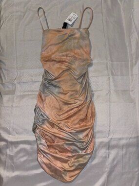 NWT Windsor Multicolor Ruched Mini Dress Size Medium
